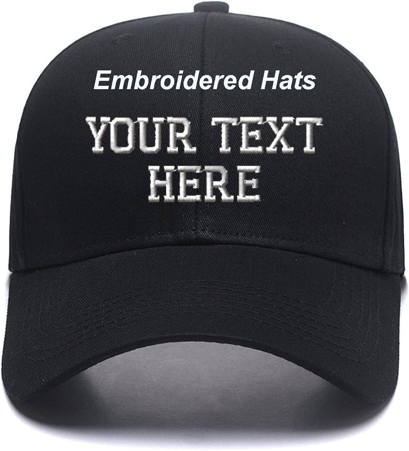 Custom Embroidered Hats Your Own Text Curved Bill Hip Hop Snapback Baseball Hats