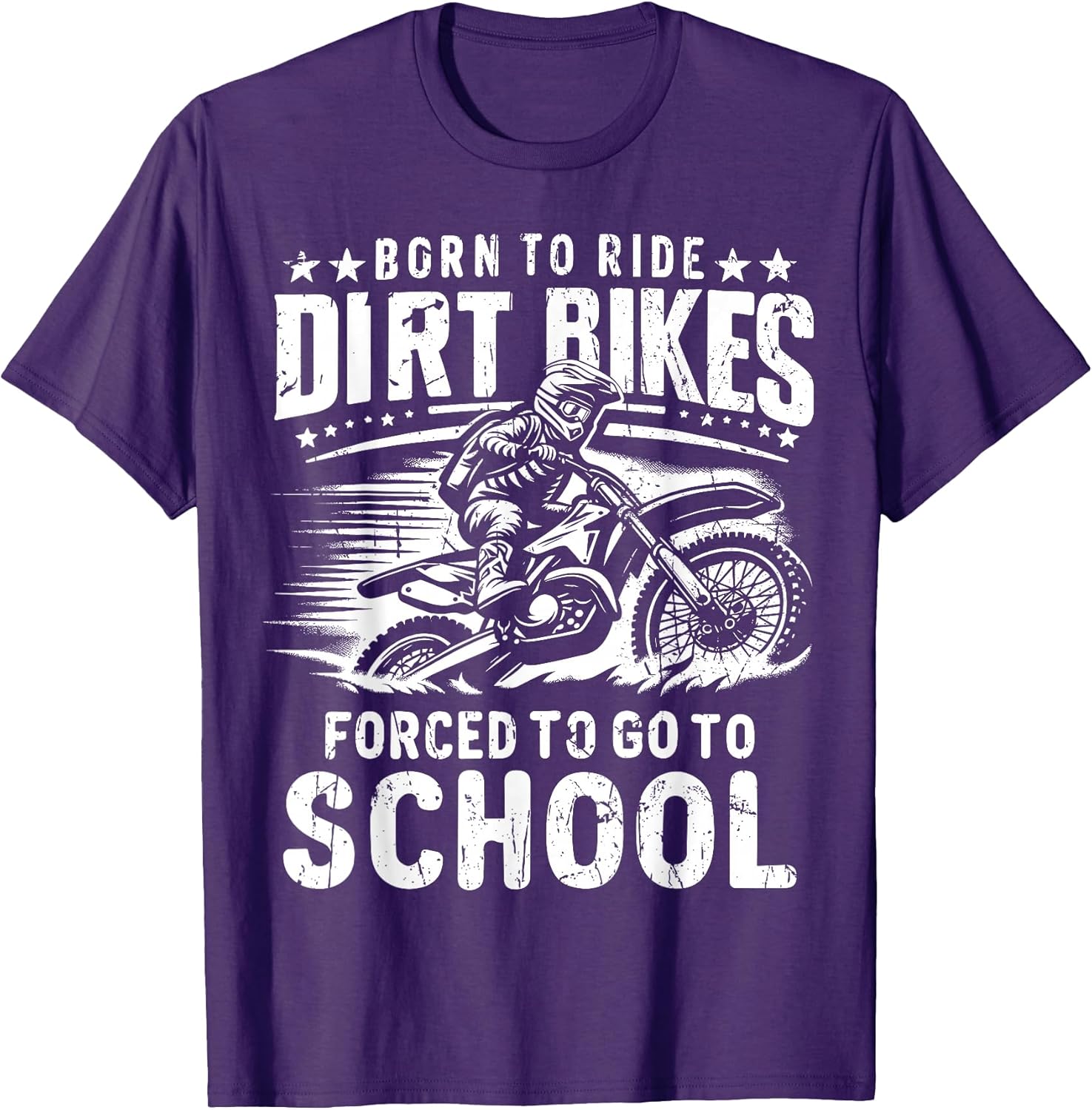 Retro Motocross Funny Ride Dirt Bike
