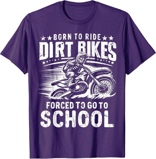 Retro Motocross Funny Ride Dirt Bike