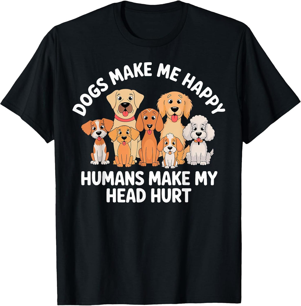 Funny Pets Owner Dog Lover Tees Dog Dad Dog Mom