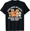 Funny Pets Owner Dog Lover Tees Dog Dad Dog Mom