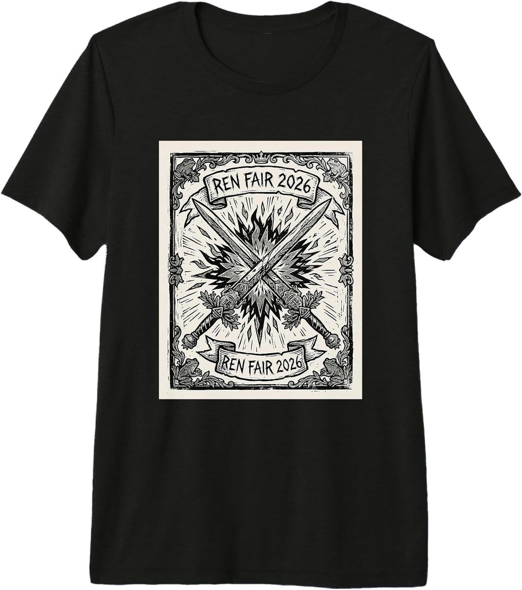 Ren Fair Festival Medieval Funny Men Womens Tees