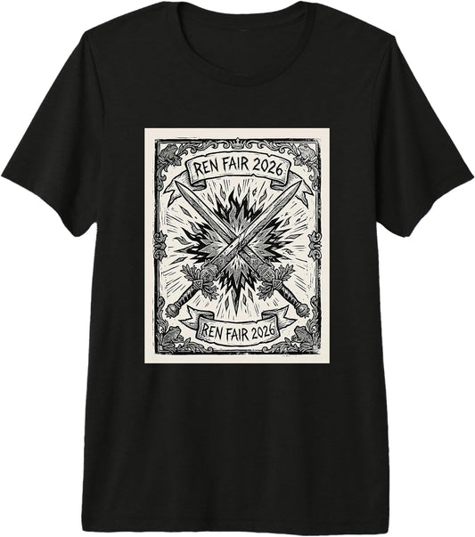 Ren Fair Festival Medieval Funny Men Womens Tees