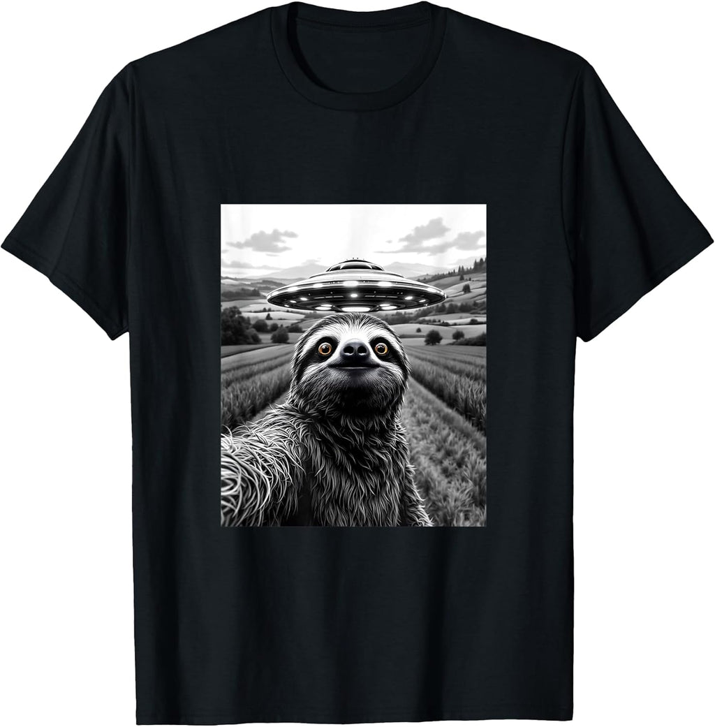 Sloth Selfie With UFO Sloth Gifts