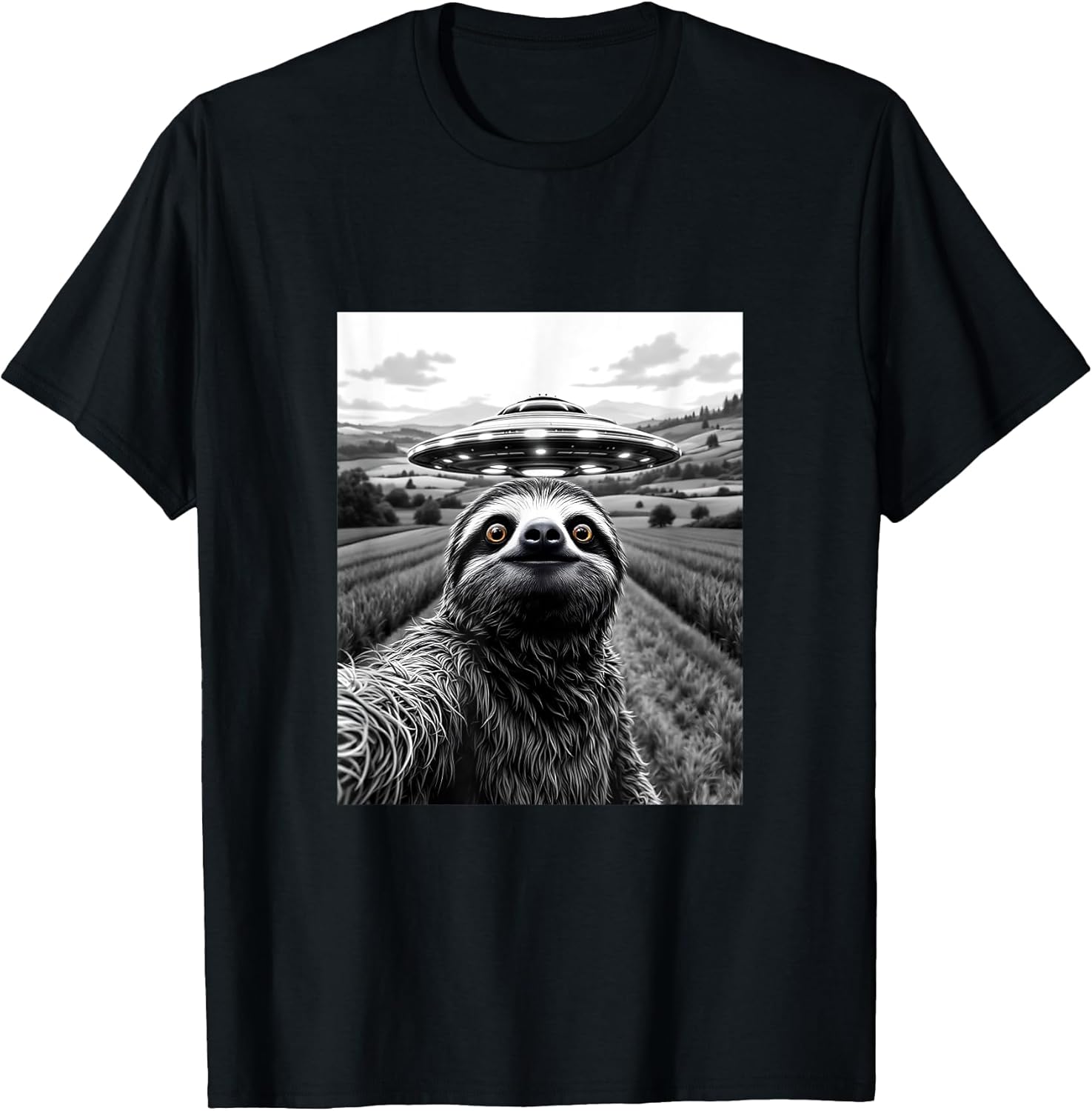 Sloth Selfie With UFO Sloth Gifts