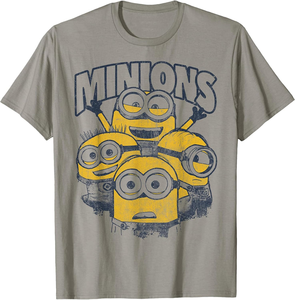 Minions Vintage Group Graphic T-Shirt T-Shirt
