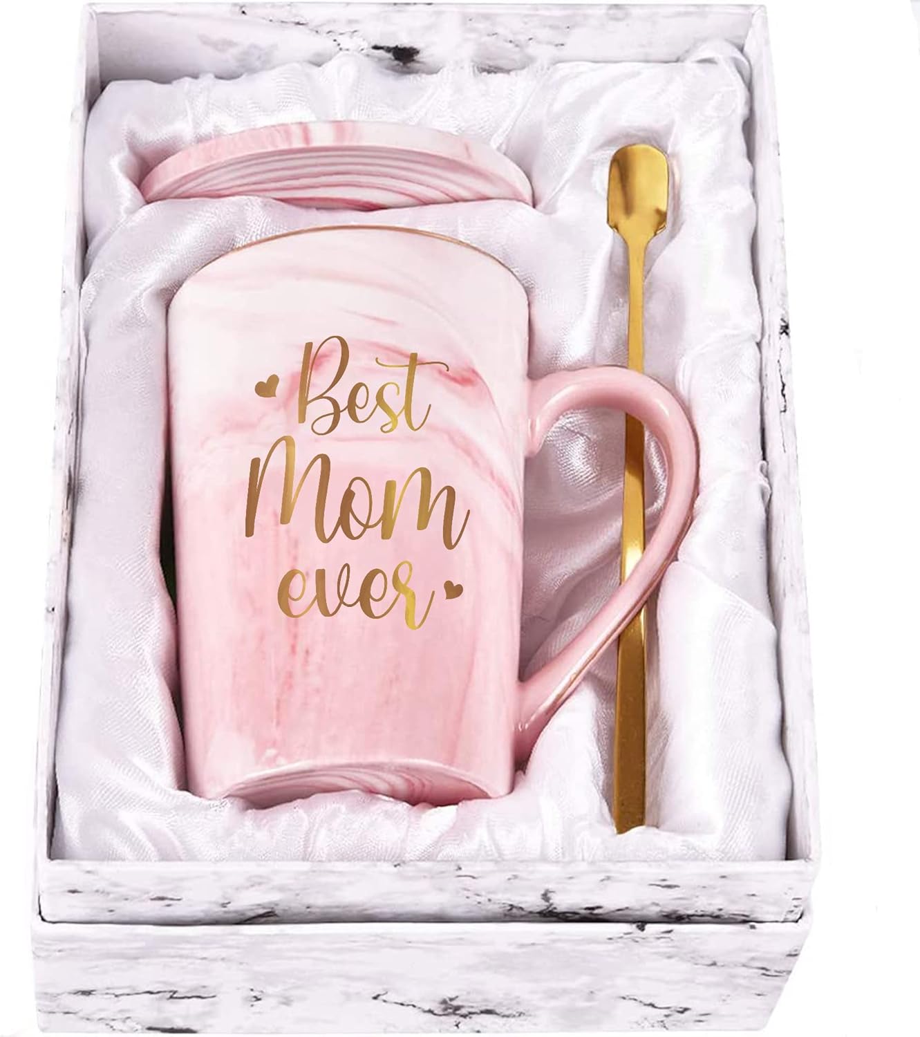 Best Mom Ever Mug for Mothers Day Coffee Gifts - Mom Mug Best Mom Ever Gifts Nana Mom Coffee Mug Mom Mugs from Daughter Son Kids Christmas, Mothers Day, Birthday Best Mommy Ever Gifts Pink Mug 12oz