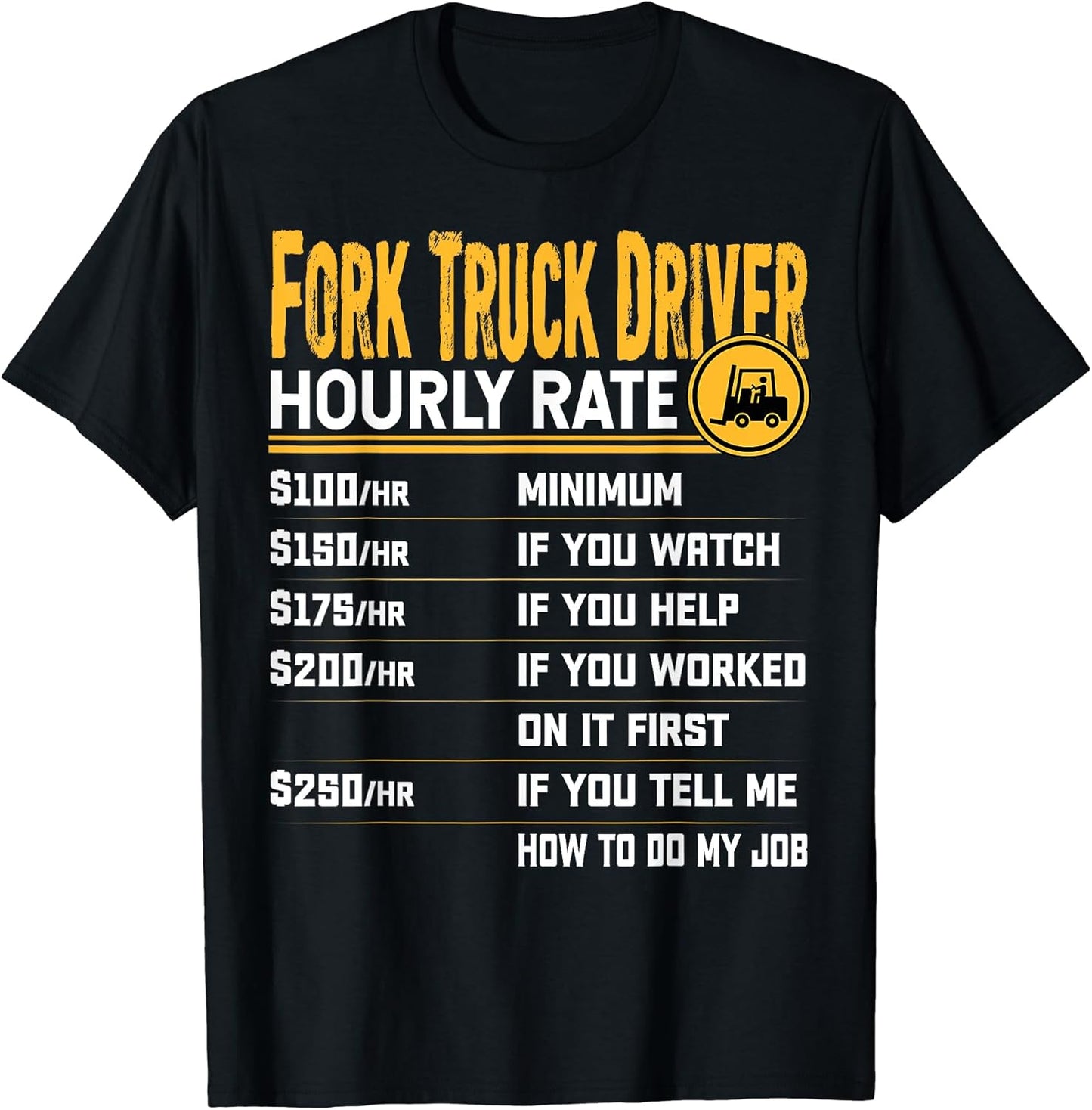 Best Fork Truck Driver Gifts Shirt