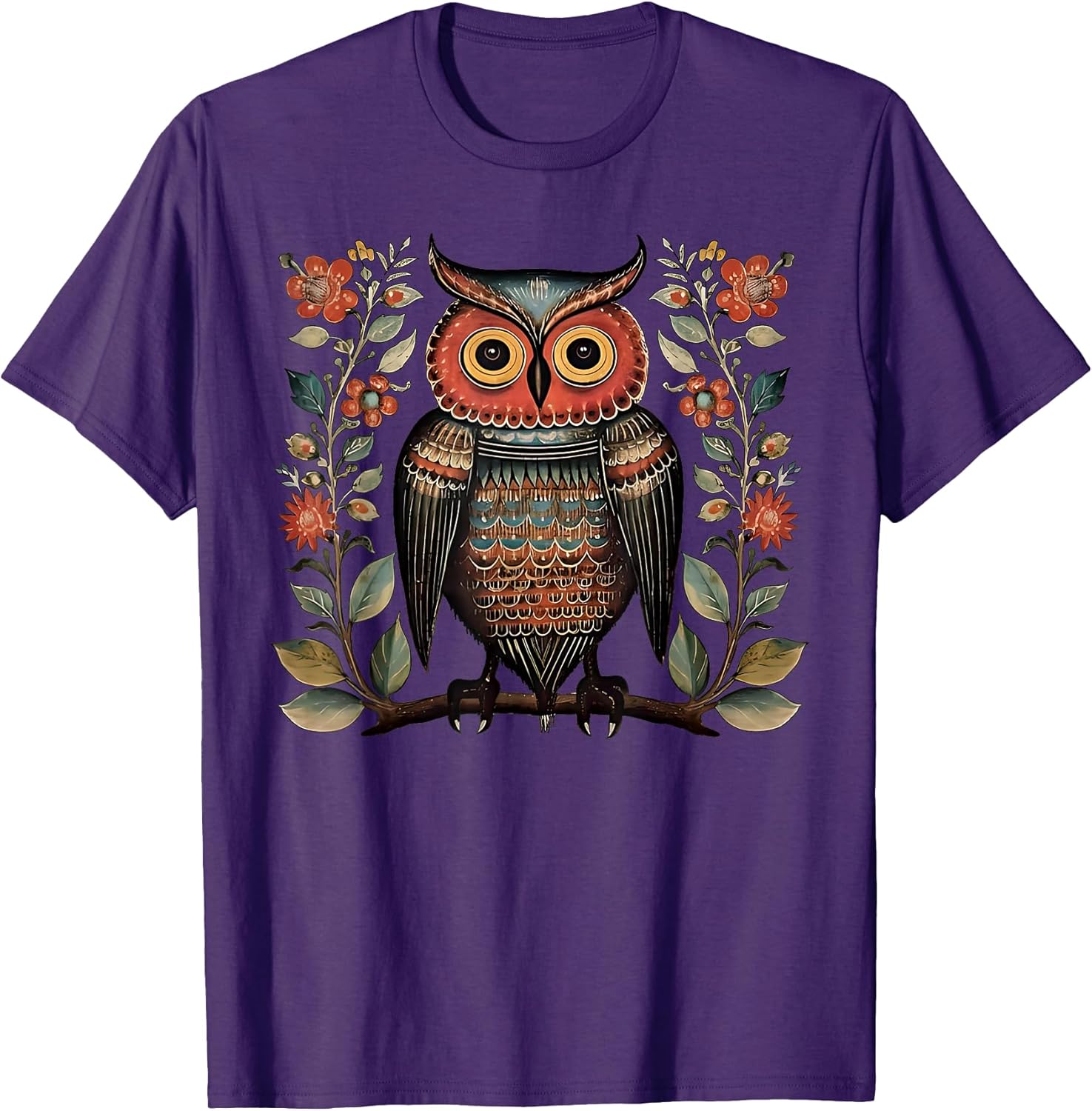Cute Cottagecore Aesthetic Flower Owl Nature Lover