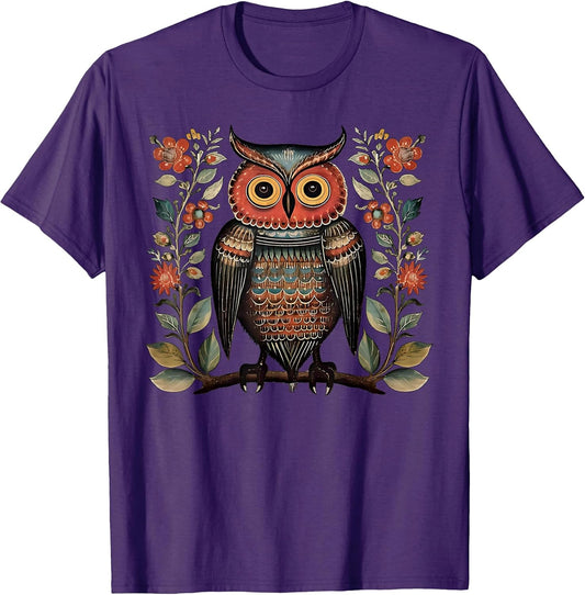 Cute Cottagecore Aesthetic Flower Owl Nature Lover