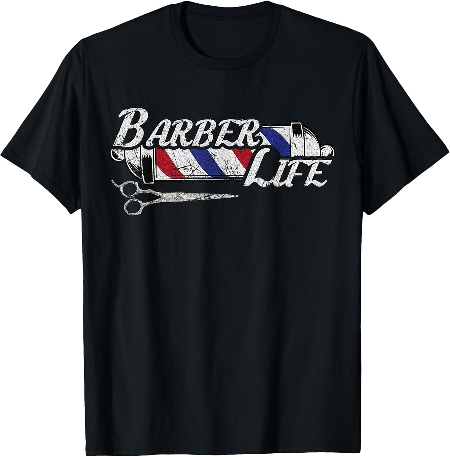 Stylist Hairdresser Tee Haircut Scissors X-mas