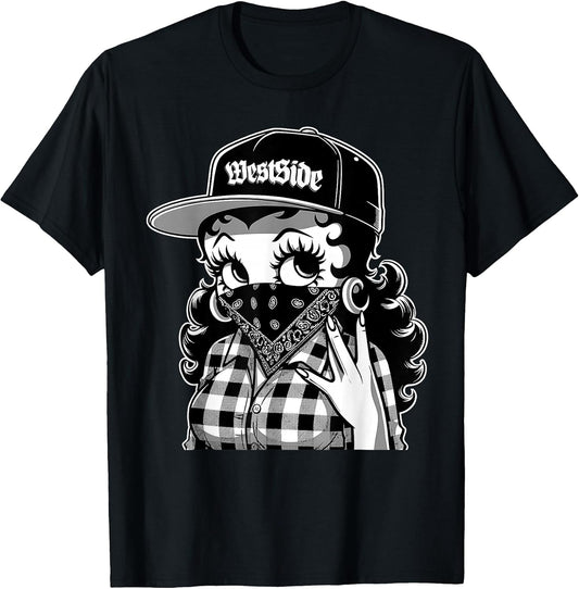 Westside Hand Sign Gang West Coast Hip Hop 90s OG Bandana T-Shirt