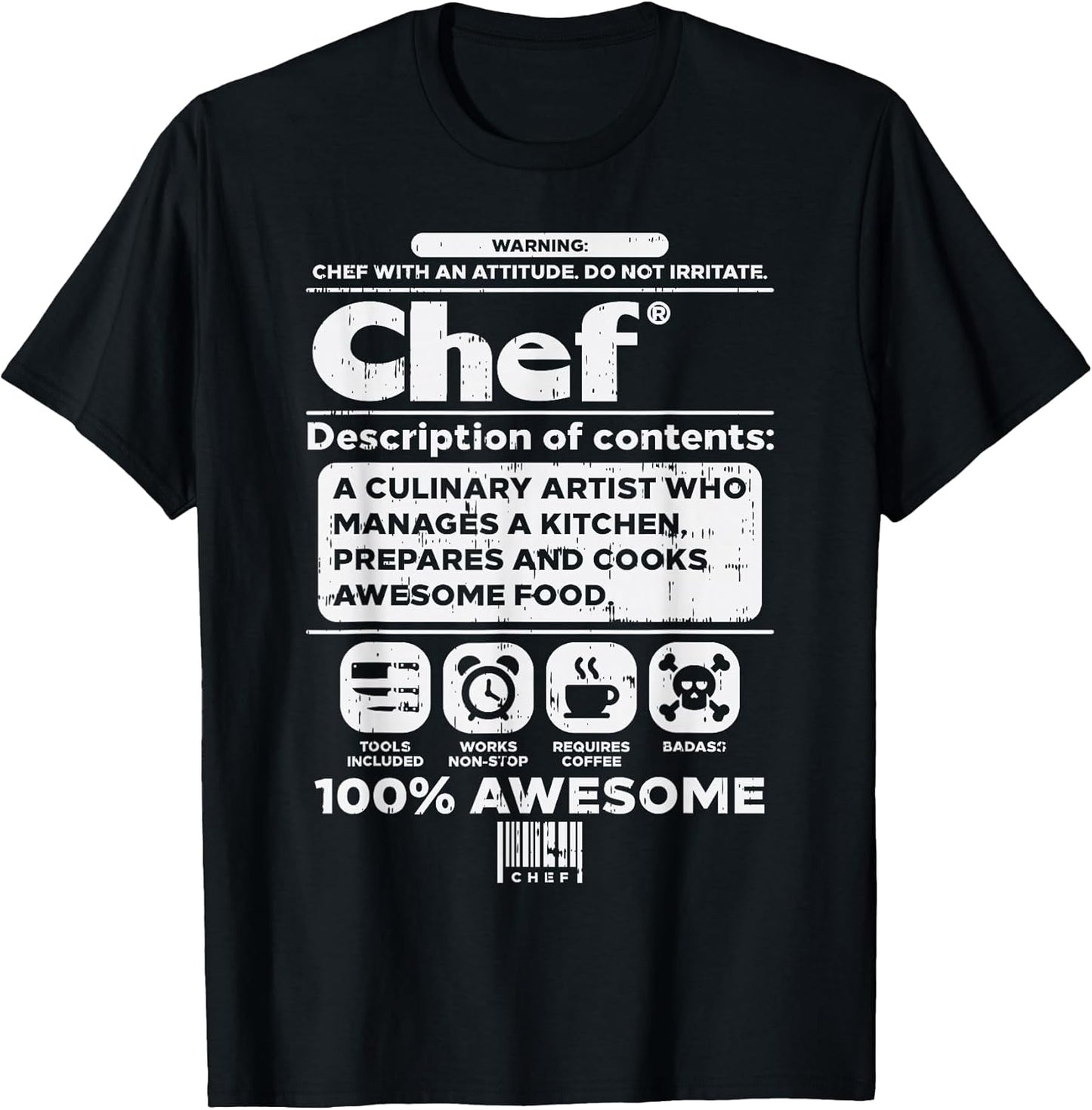 BoredKoalas Chef Shirts Cooking Baking Gifts