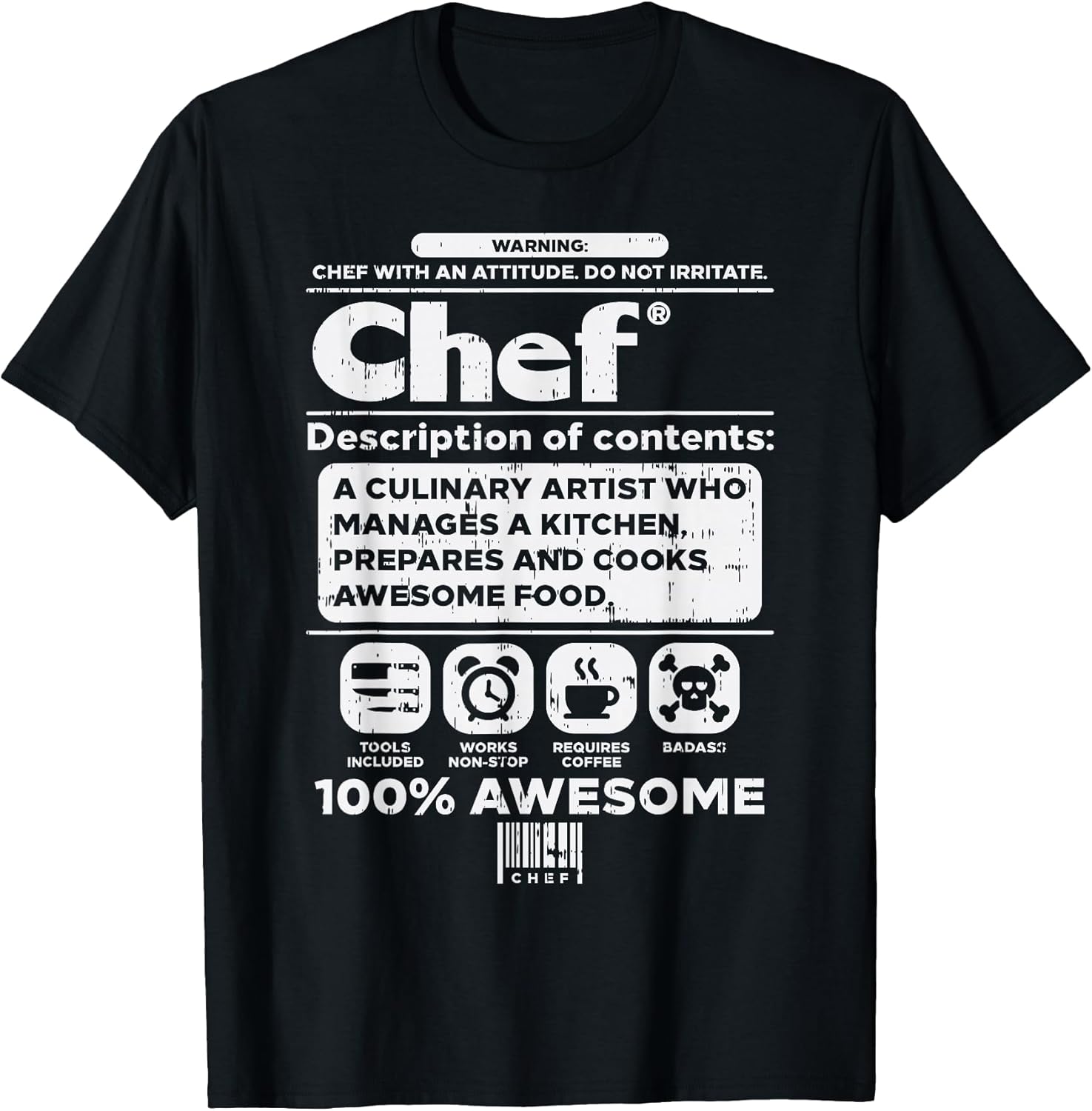 BoredKoalas Chef Shirts Cooking Baking Gifts
