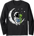 Astronaut Space Reading Alien Tee