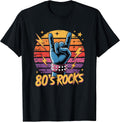Vintage 80's Rock Bands Eighties 80s Party Retro Music Band T-Shirt