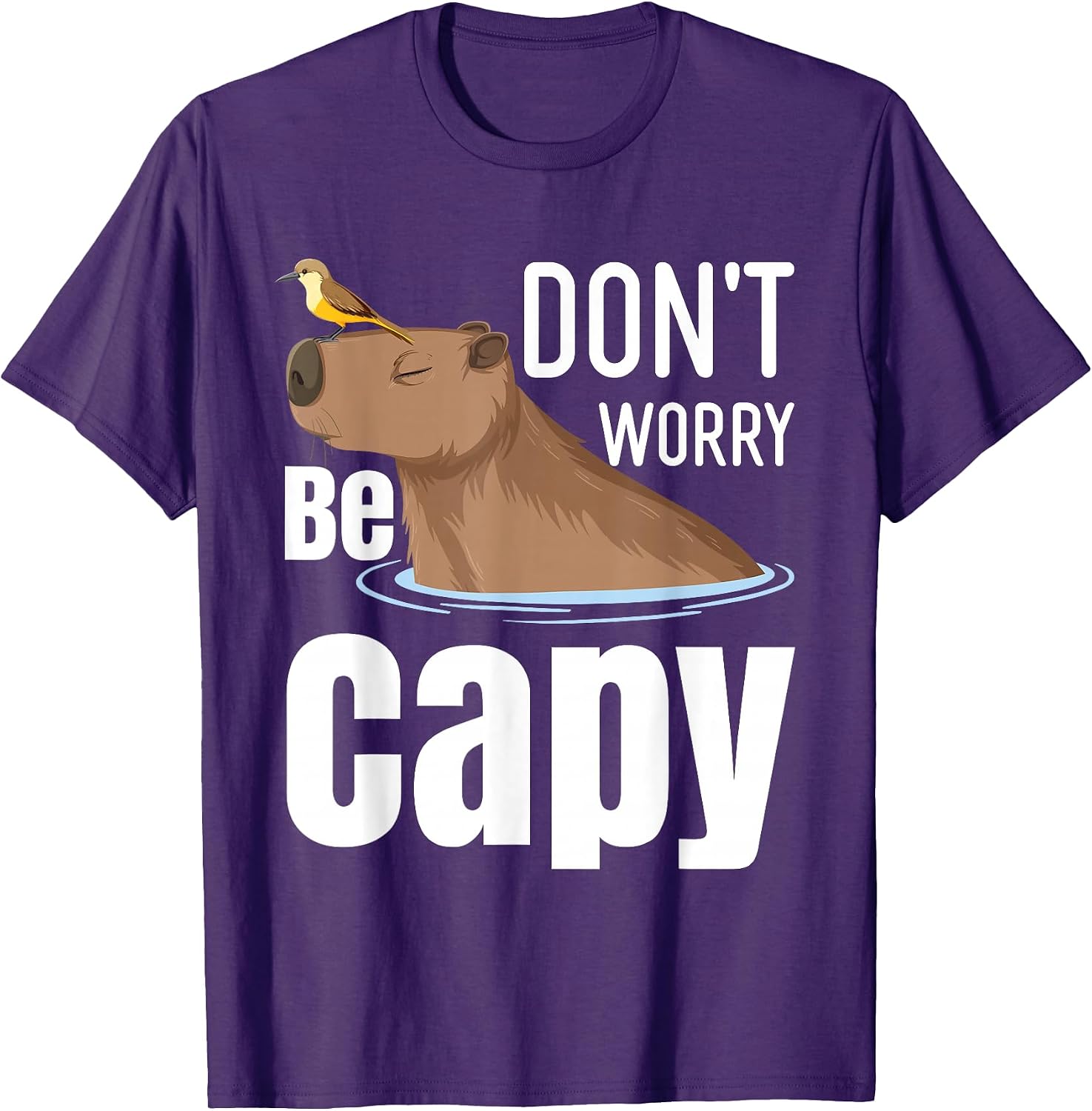 Don't Worry Be Capy Capybara Apparel