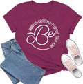 Be Kind Shirt for Women Kindness T-Shirts Inspirational Positive Short Sleeve