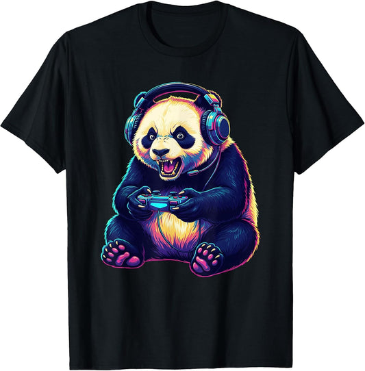 Panda Gamer Lovers Animal Men Women Kids