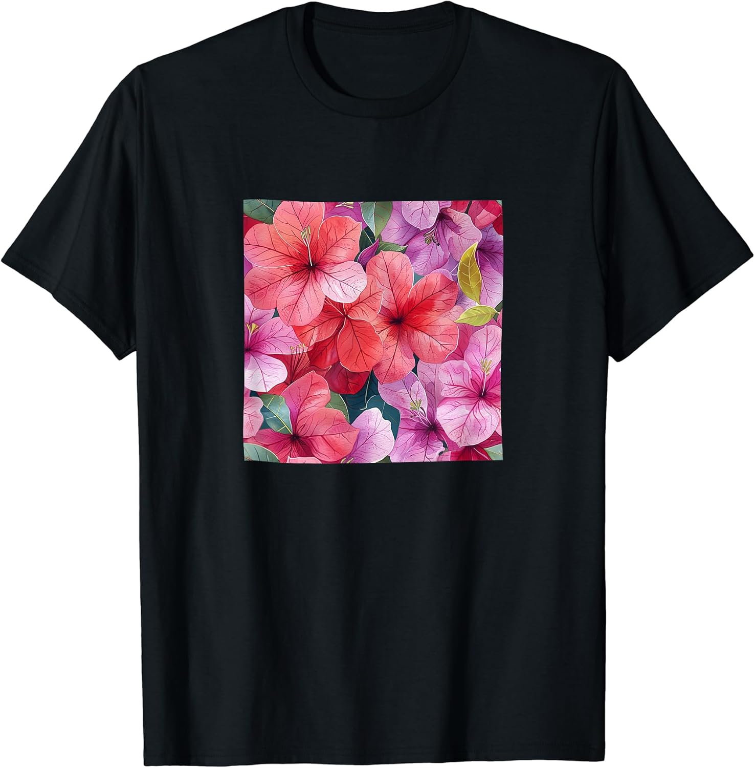 Bougainvillea Flower Watercolor Pattern Merch