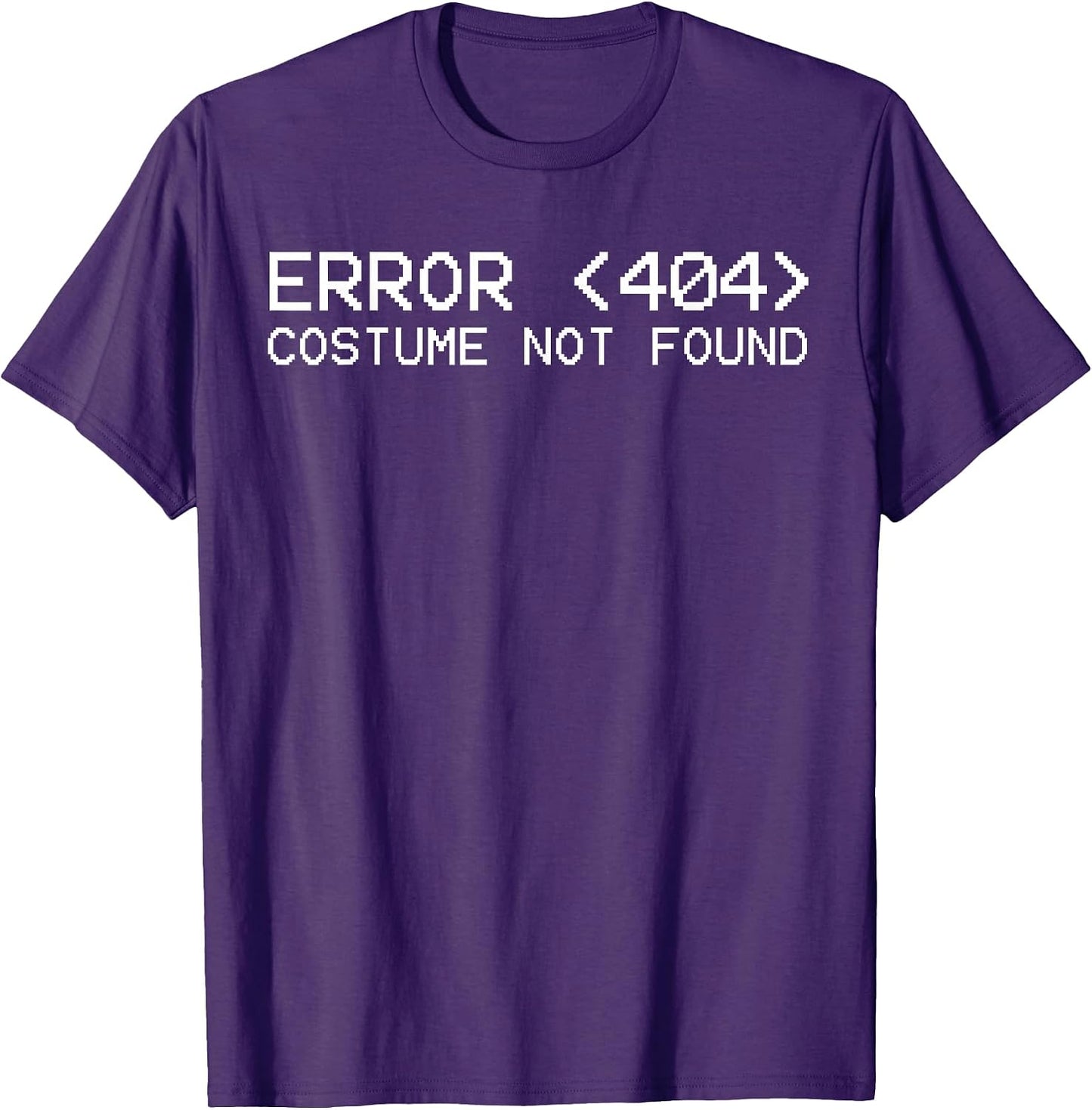 Error 404 costume not found funny Halloween 2019