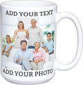 Lolona Fashion Custom Mug, 15oz Ceramic, Personalized Coffee Mug, Microwave Safe, Dishwasher Safe, Housewarming Gift