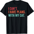 I Have Plans With My Cat Humor Merch
