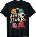 Vintage Video Game Funny Retro Ghost Arcade Gaming Novelty T-Shirt