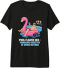 Office Humor Pool Floatie Boss CEO Lazy