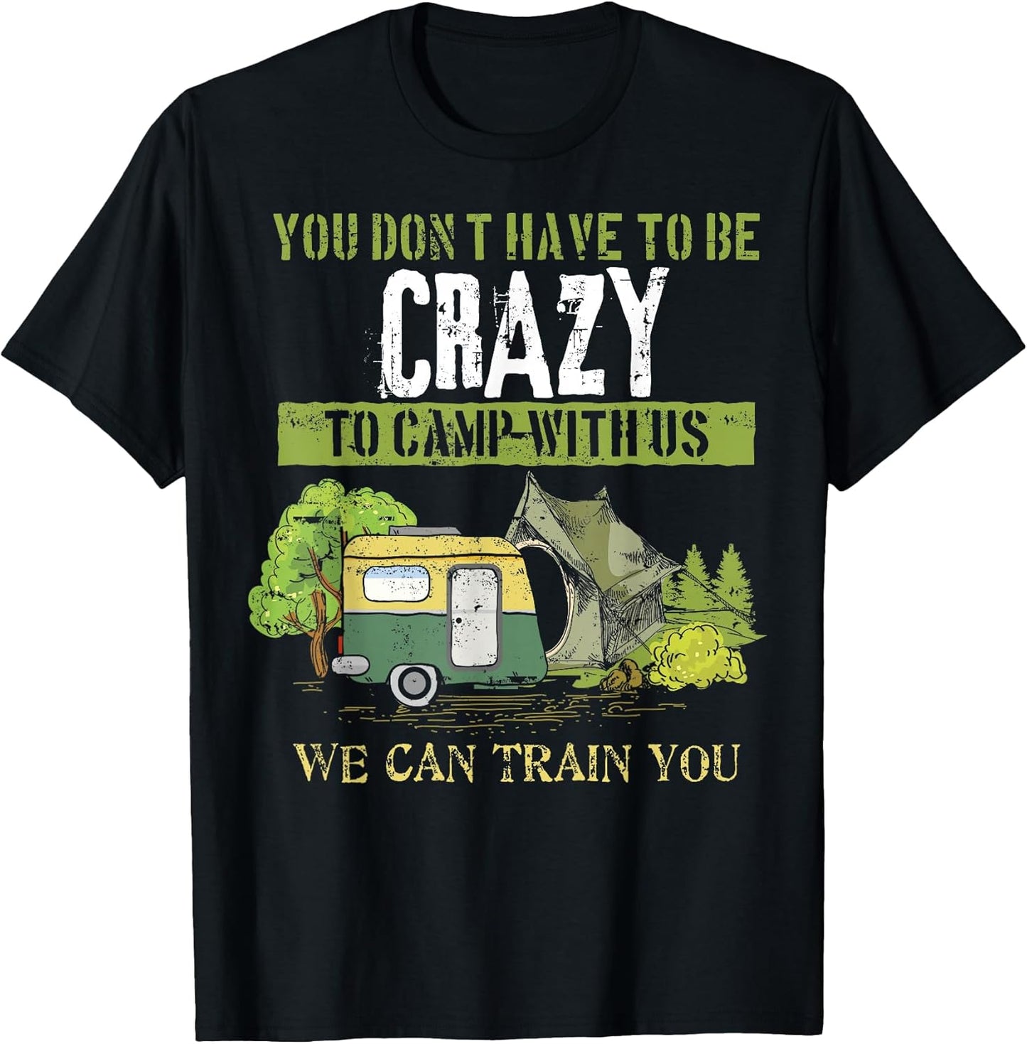 Camping Lovers Gift Birthday Design Idea