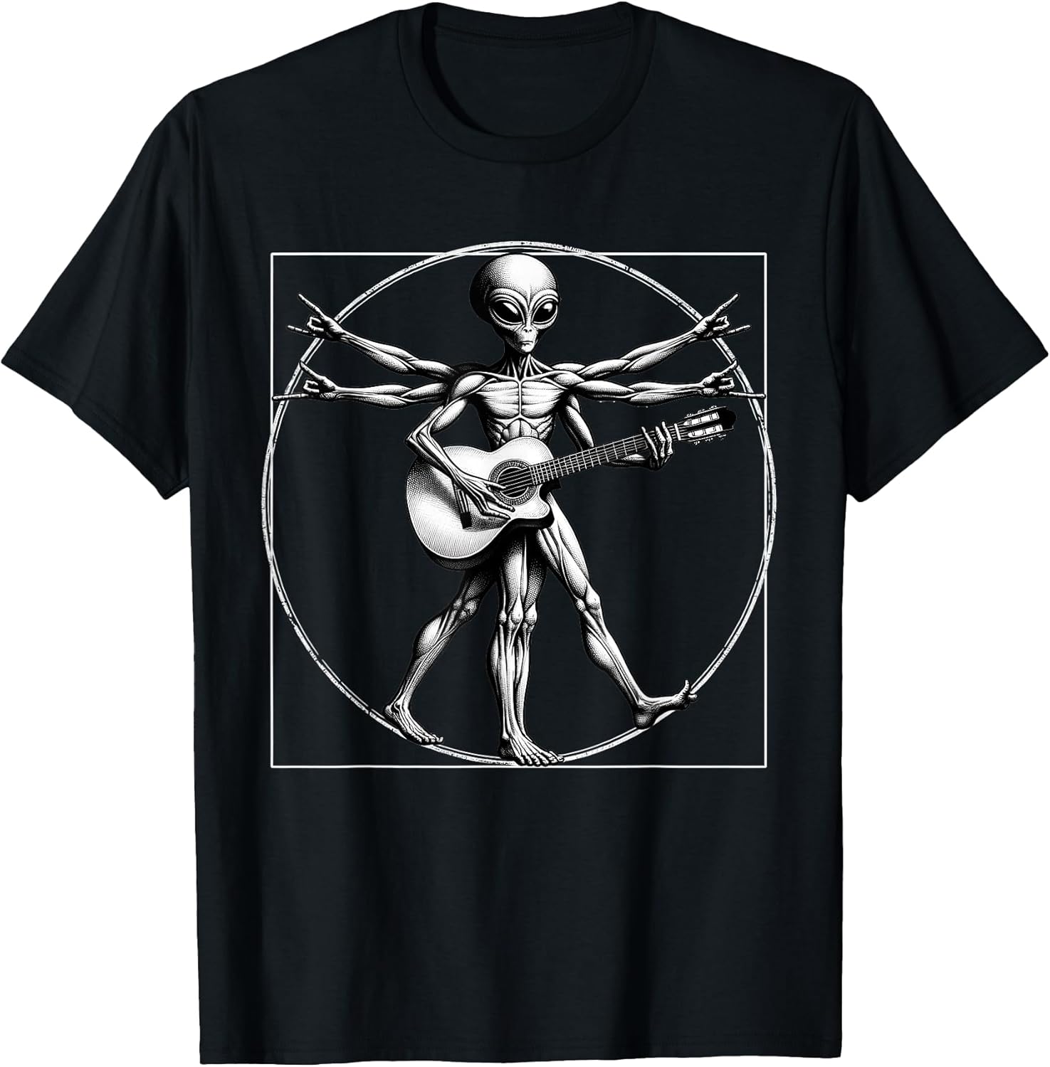Guitar Player Rocker Musicians da Vinci Concert BD