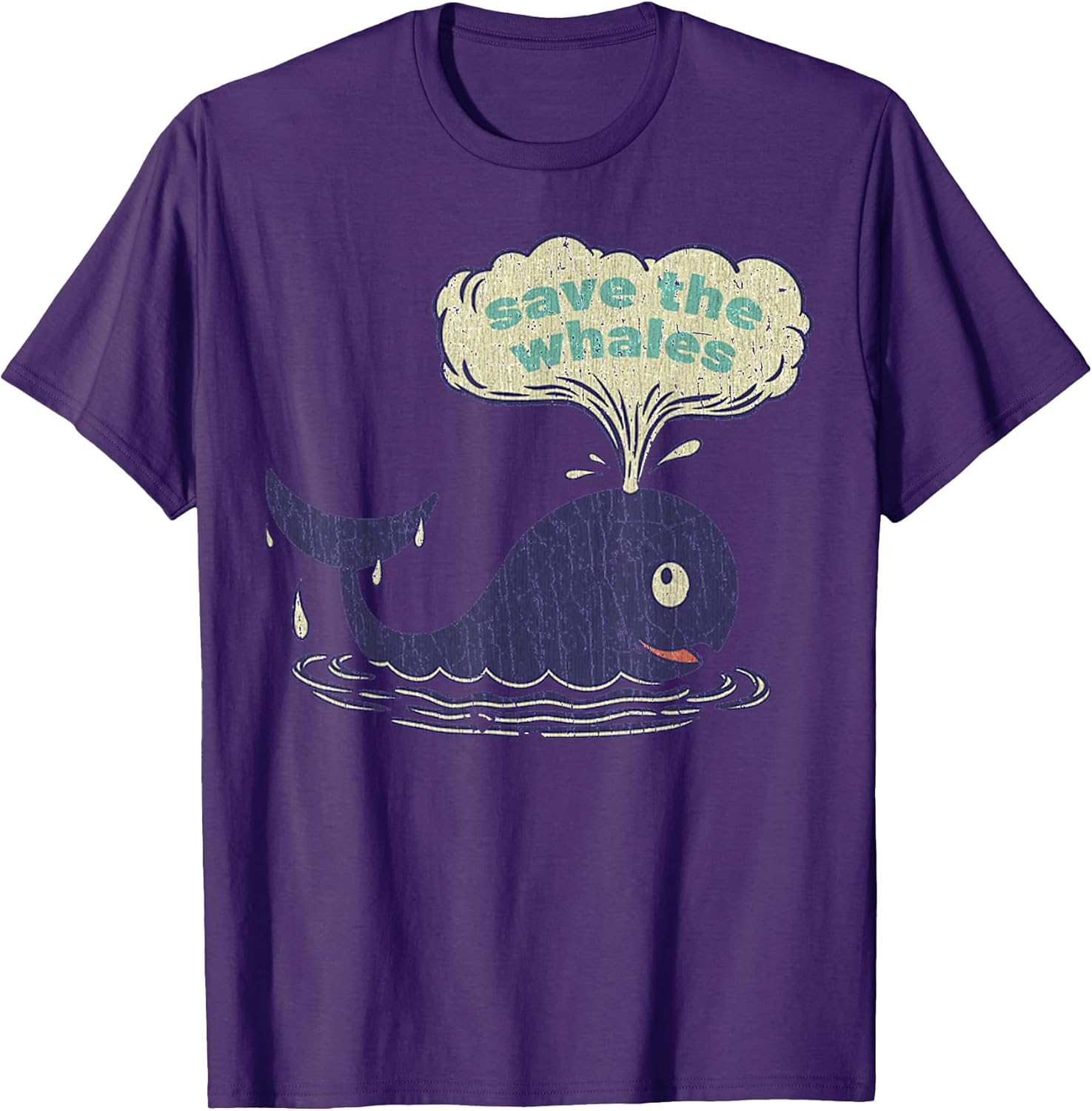 Vintage Save The Whales Retro Environmentalist