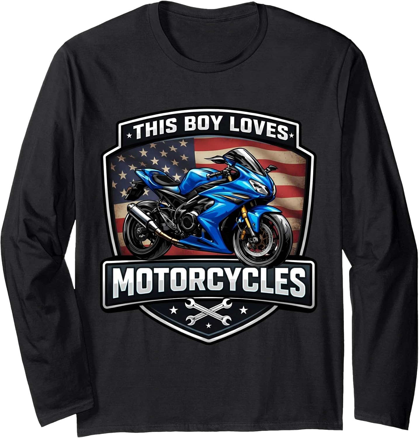 This Boy Loves Motorcycles Street USA Merch