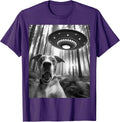 Dog Selfie With Alien UFO Tee