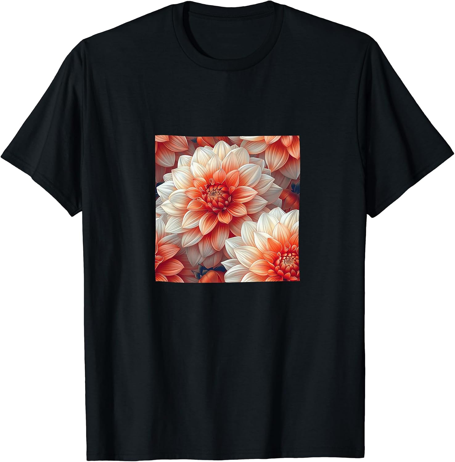 Dahlia Flower Pattern Merch