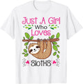 Funny Sloth Lover Women Birthday Sloth Gifts