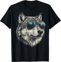 Funny Wolf Graphic Apparel Men Women Boys