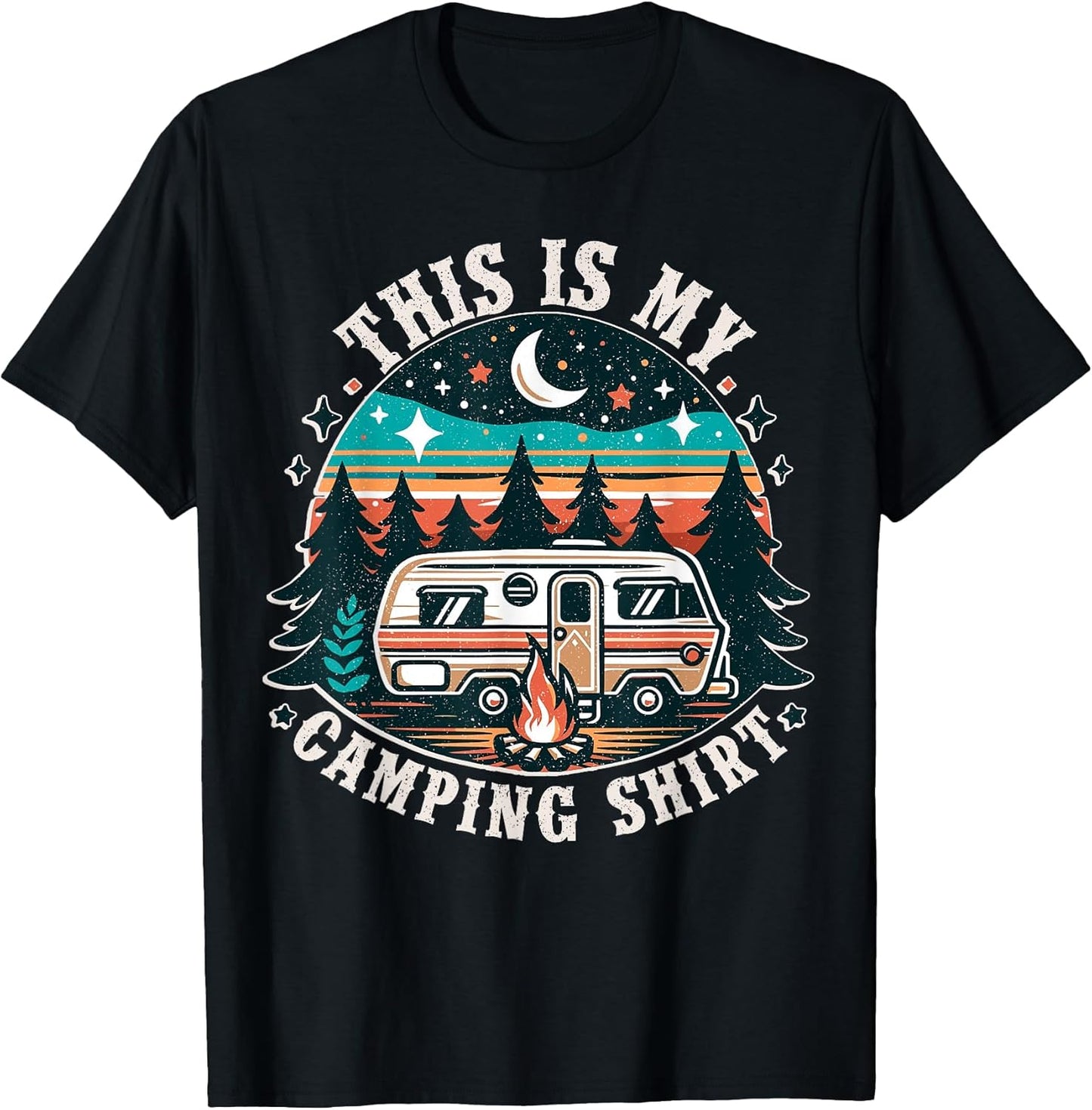 Camper Hiking Nature This Is My Camping Shirt