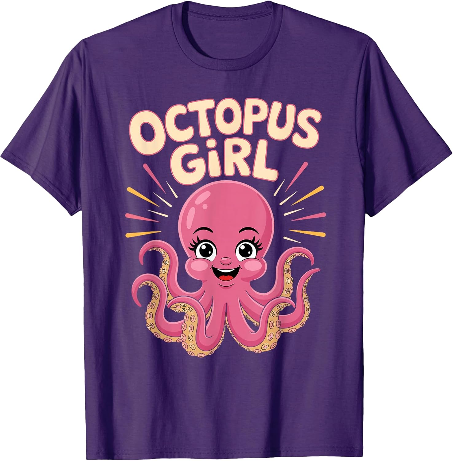 Octopus Girl Ocean Cute Sea Creature Humor