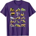 Construction Excavator Shirt for Boys Girls Men and Women T-Shirt