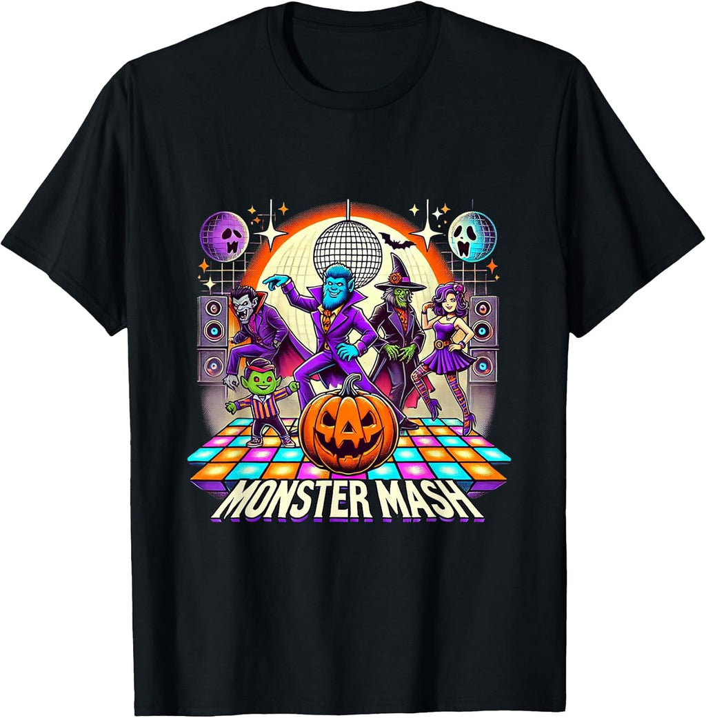 Monster Mash Vintage Ghost Halloween Funny