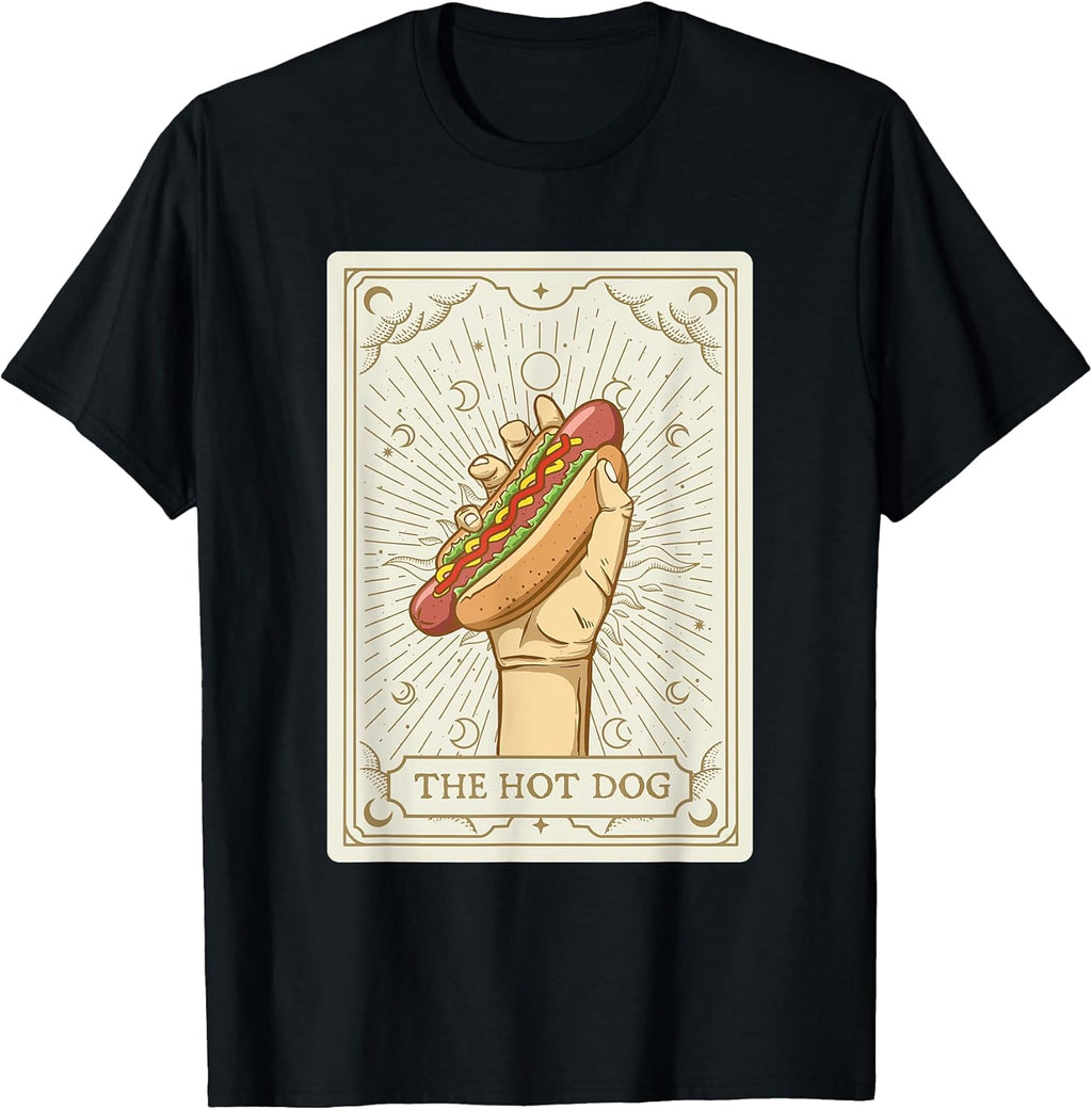 Hot Dog Tarot - Hot Dog Lover Fast Food Wiener Men Women Kids T-Shirt