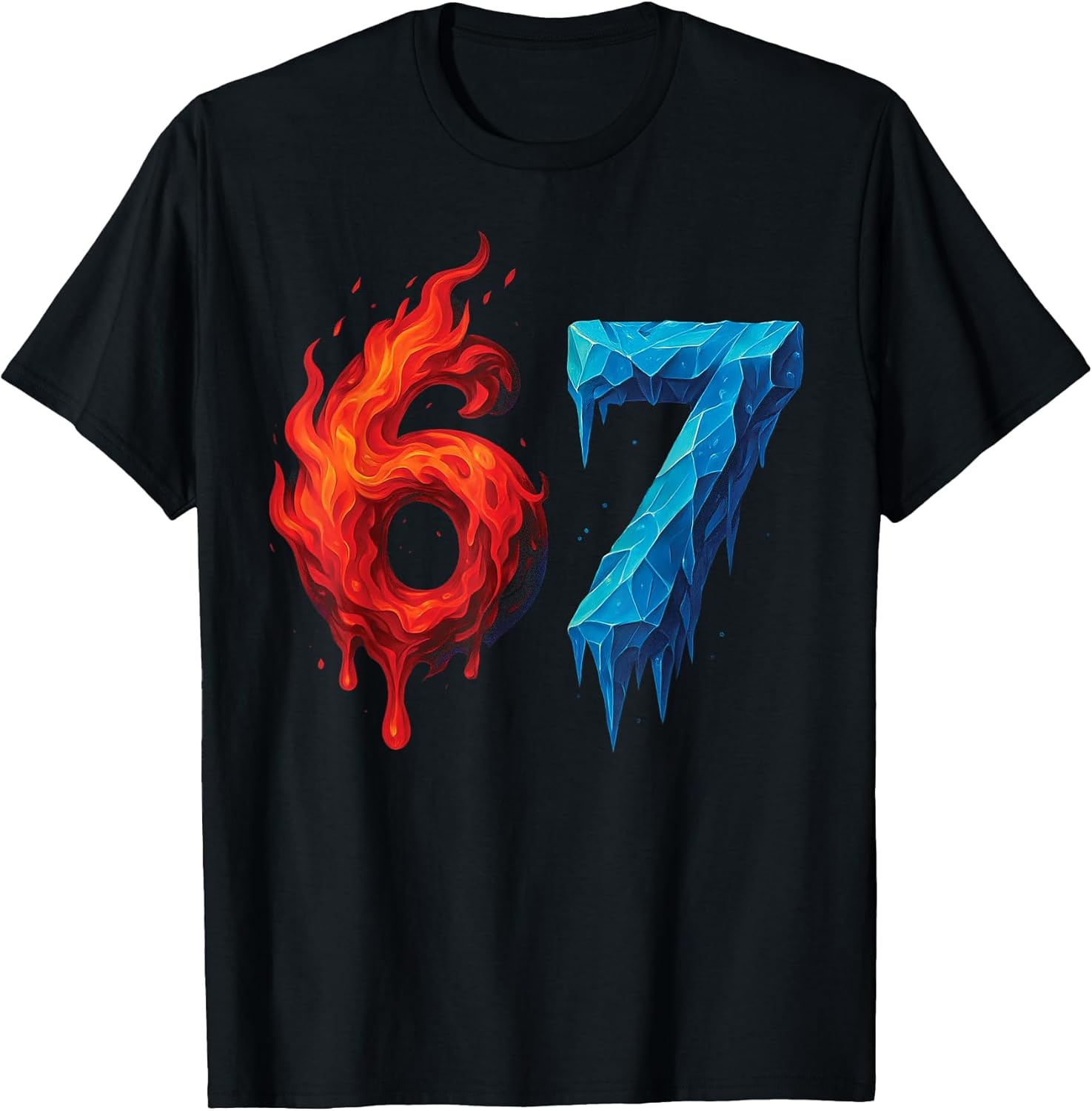 Six Seven Brainrot Meme Gaming 67 Tees & 6-7 Merch