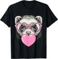 Funny Ferret BubbleGum Heart
