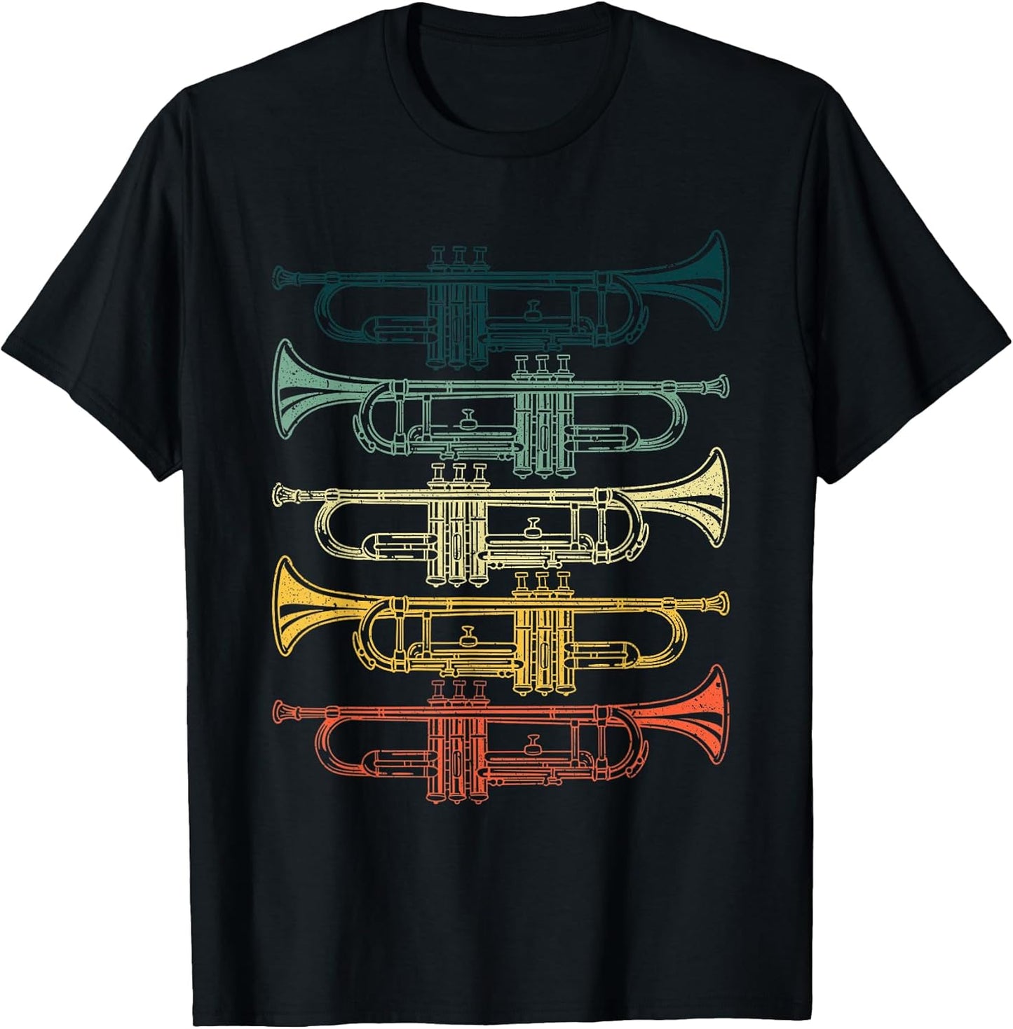 Cool Trumpet for Men Women Marching Band Musician Jazz Music T-Shirt
