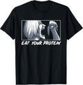 Eat Your Protein Anime Gym Manga Bodybuilding Fitness Anime T-Shirt