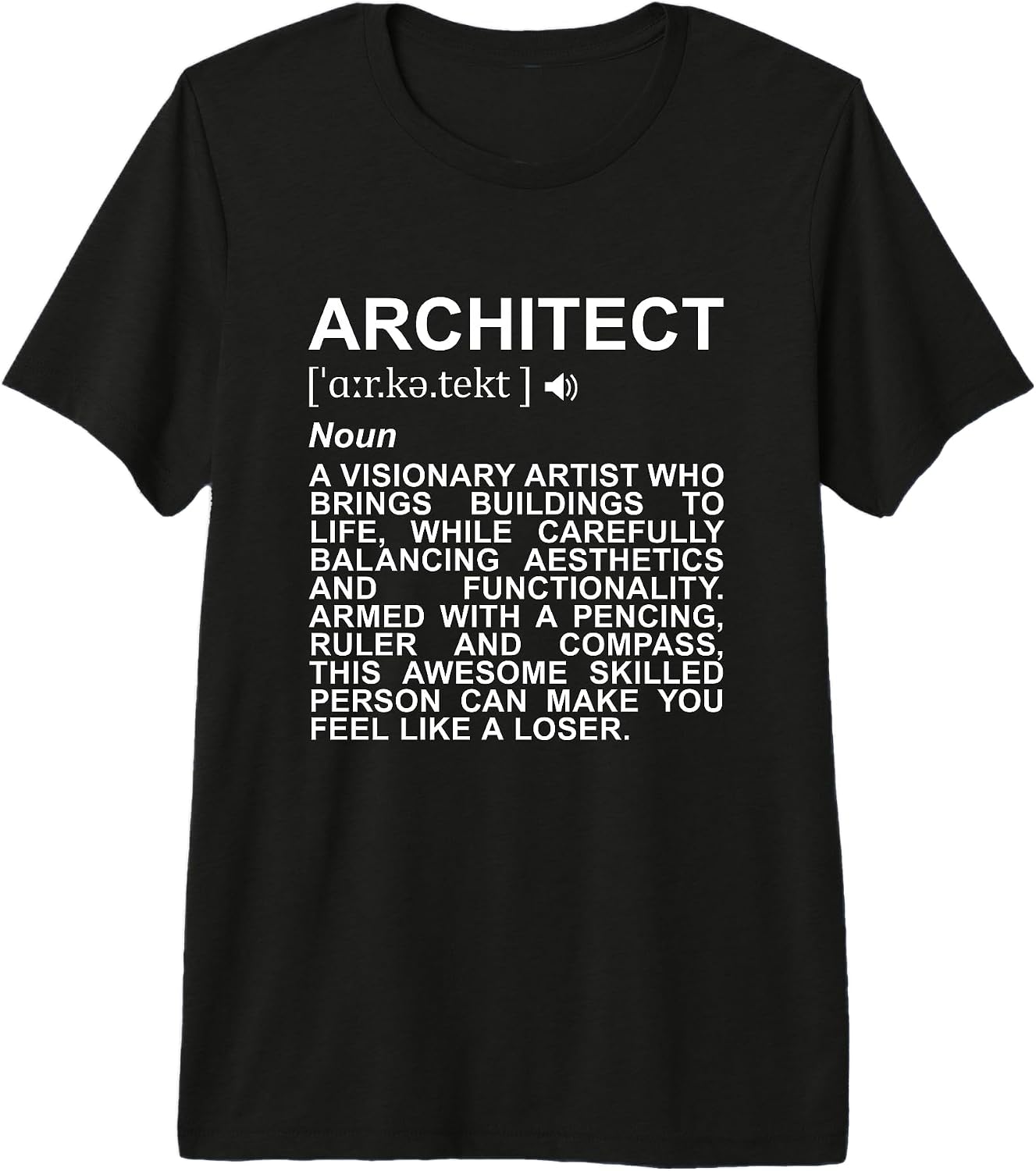 Funny Architect Graphic Shirts and Giveaways