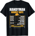 Handyman Hourly Rate T-Shirt