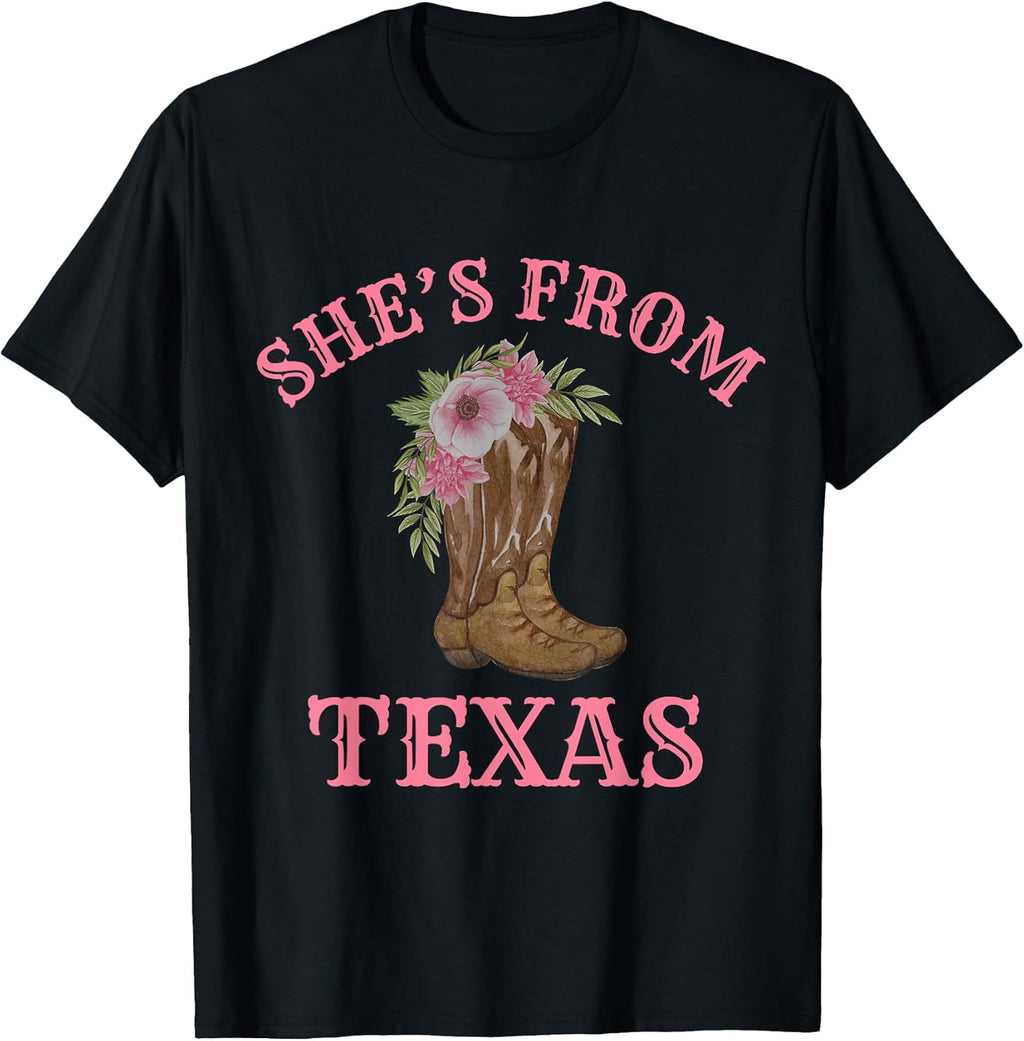 She's From Texas Merch and Gifts