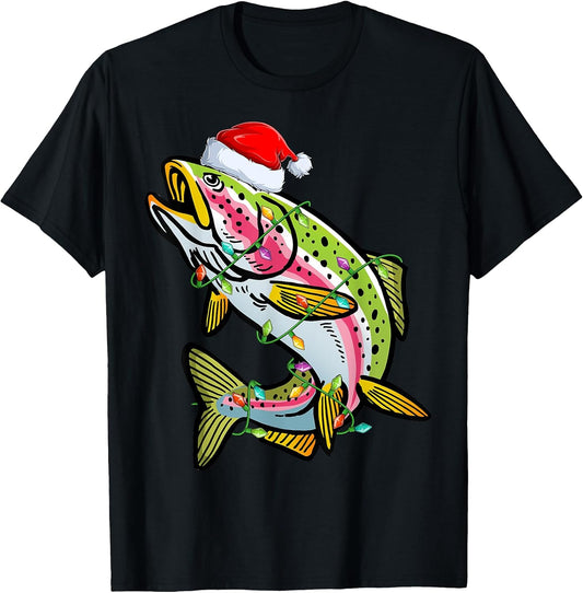 Rainbow Trout Fish Christmas Lights